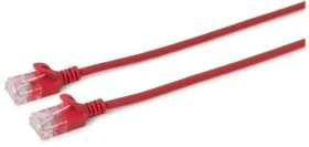 MicroConnect CAT6 U/UTP SLIM 2m červená / PVC (V-UTP602R-SLIM)