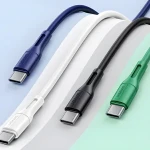 USAMS U68 (US-SJ501) modrá / Nabíjecí a datový kabel / USB-C / 2A / 1 m (SJ501USB03)