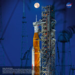 Nástěnný poznámkový kalendář 2026 NOTIQUE - NASA, 30 x 30 cm