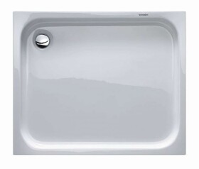 DURAVIT - D-Code Sprchová vanička 100x80 cm, Antislip, alpská bílá 720106000000001