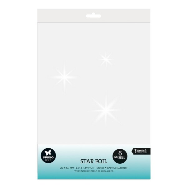 Hvězdičková fólie Studio Light, A4, 6 ks