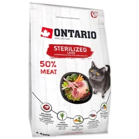 Ontario Cat Sterilised Lamb 400g / Granule pro dospělé kočky (213-10793)