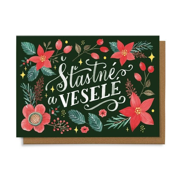 Přání Šťastné a Veselé