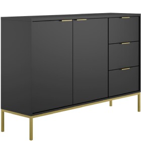 Komoda Austin Černá/Zlatý