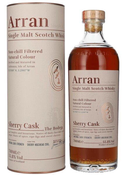 Arran Sherry Cask 55,8% 0,7 l (tuba)