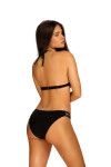 Dámské dvoudílné plavky Cosmo 9 S 555 BG2 - Self černá/proužky 40B