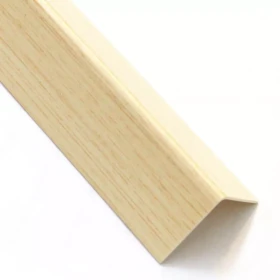 Profil uholníkový samolepiace PVC drevo svetlé 19.5x19.5x2600