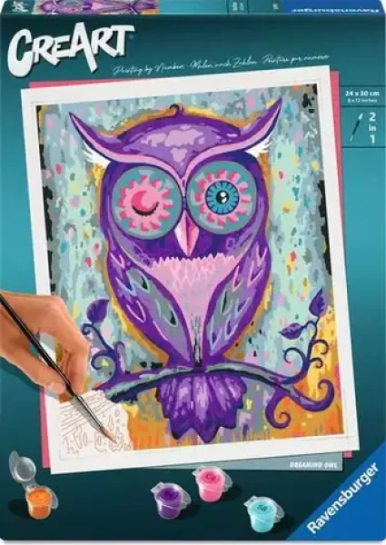 Ravensburger 289905 CreArt Spící sova