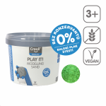 Creall modelovací písek Play it!, 750 g, kelímek, zelený