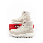 Lee Cooper dámská sportovní obuv zimní trekingová zateplená krémová ekologická kůže dámské 37
