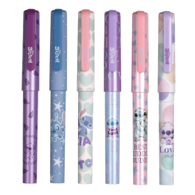 Colorino gelové pero, Stitch Pastel, 24 ks, s víčkem, modrá náplň, displej - 24ks