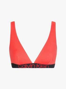Dámská podprsenka Calvin Klein QF6577 UNLINED TRIANGLE korálová