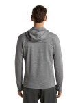 Pánská merino mikina ICEBREAKER Mens Merino 360 Realfleece Elem LS Zip Hood, Metro Heather velikost: L