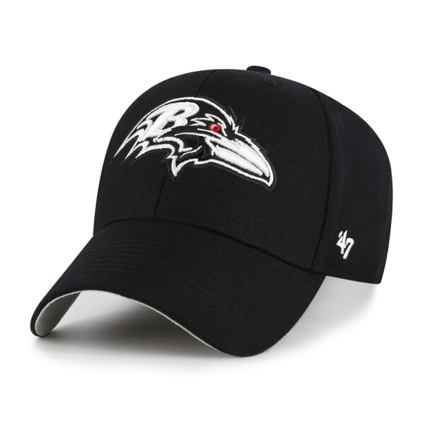 47 Brand Pánská kšiltovka Baltimore Ravens NFL Black & White MVP Adjustable