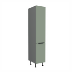 Vysoká potravinová skříňka Aria ANT 40 DK-210 2F Barva korpusu: Antracit, Barva dvířek: TA - Sandgrau AFM