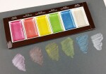Kuretake Gansai Tambi Pearl Colors - Perleťové akvarelové barvy sada 6 ks