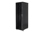 Lanberg Stojanový rozvaděč 42U 600x1000 černá / Stojanový rozvaděč / 19" / LCD displej / Nosnost 800 kg (FF01-6042-12B)