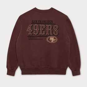 Lobster & Lemonade Pánská mikina San Francisco 49ers NFL L&L '96 Classics Crew Sweater Maroon Velikost: M