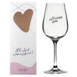 Bella Rose Sklenice na víno Všechno bude No. 2, čirá barva, sklo, 350 ml