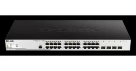 D-Link DGS-1210-28P/ME/E / Gigabit PoE Smart Switch / 24x GbE RJ-45 PoE / 4x GbE SFP / PoE 193W (DGS-1210-28P/ME/E)