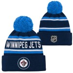 Outerstuff Dětská Zimní Čepice Winnipeg Jets Jacquard Cuffed Knit With Pom