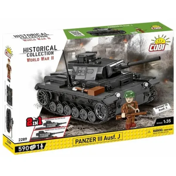 COBI 2289 II WW Panzer III Ausf J, 1:35