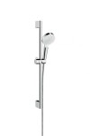 HANSGROHE - Crometta Set sprchové hlavice, 2 proudy, tyče a hadice, bílá/chrom 26532400