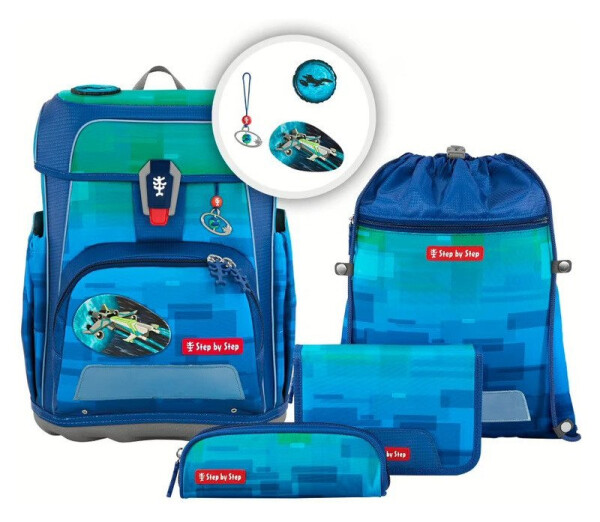 Školní aktovka CLOUD OCEAN, Space Craft Spike 5 dílný set, AGR certifikát