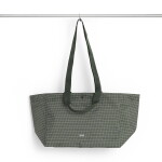 HAY Taška Grid Weekend Bag S Dark Green, zelená barva, textil