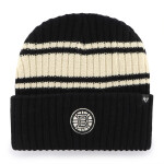 47 Brand Pánská zimní čepice Boston Bruins NHL Harbor Stripe ’47 CUFF KNIT Black