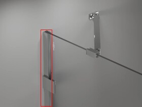 MEXEN - LUNAR nástěnný profil chrom 897-00-01