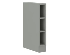 Dolní kuchyňský regál Karmen, 15 cm, světle šedý