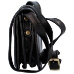 Dámská kožená crossbody taška Luren, černá