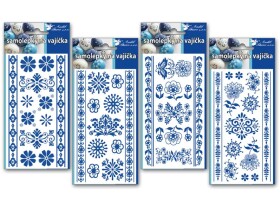 Anděl Anděl, gelové velikonoční obtisky na vajíčka, modrotisk, mix motivů