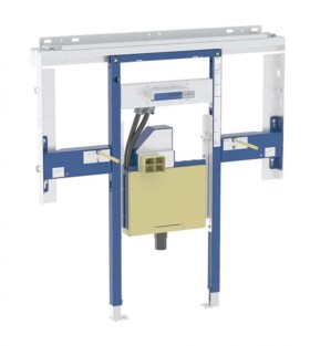 Duofix Předstěnová instalace pro umyvadlo Geberit ONE 105 cm, pro nástěnnou armaturu ONE, podomítkový sifon a prvek Clou, na výšku místnosti 111.073.00.2