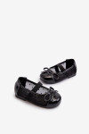 Dětské balerínky s mašlí, Black Jellema 23