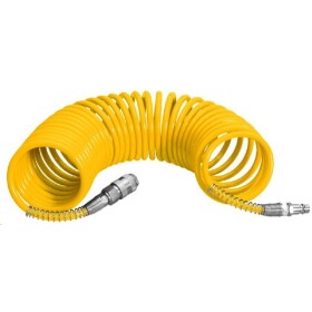 Hadice spirálová 10 m s rychlospojkami PU 6/10 mm 10.2501-61010