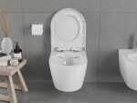 MEXEN/S - Carmen Závěsná WC mísa včetně sedátka, duroplast, bílá 30880200