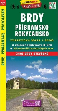 Brdy, Příbramsko, Rokycansko 1:50 000