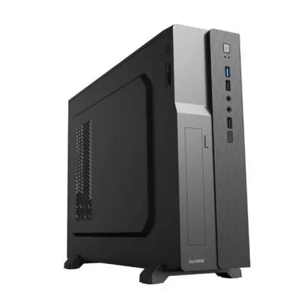 1stCOOL COMPACT 1 černá / PC skříň / Micro Tower / USB 3.0 / USB-C / čtečka karet (MC-C1-AU-USB3-C-CR)