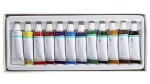 Faber-Castell olejové barvy sada 12×9 ml, zářivé odstíny