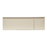 Koupelnová skříňka s umyvadlem Naturel Austen 120x35x52 cm beige mat Naturel Austen120BG AUSTEN120BG