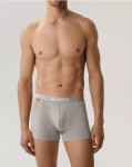 Boxerky Atlantic 3MH-011 A'3 S-2XL černošedá melanž XL