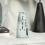 Räder Porcelánový svícen Lighthouse Grey, šedá barva, porcelán