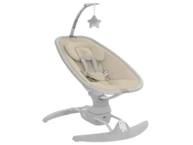 KikkaBoo houpací lehátko elektrické Spinny Beige