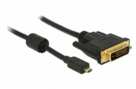 Delock HDMI kabel Micro-D samec DVI 24+1 samec / 2 m (83586)