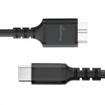 MediaRange MRCS257 černá / Kabel / Micro-USB B - USB-C / USB 3.2 Gen 1 / 5 Gbit/s / 0,5 m (MRCS257)