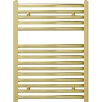 MEXEN - Helios otopný žebřík/radiátor 800 x 600 mm, 355 W, zlatá W103-0800-600-00-50