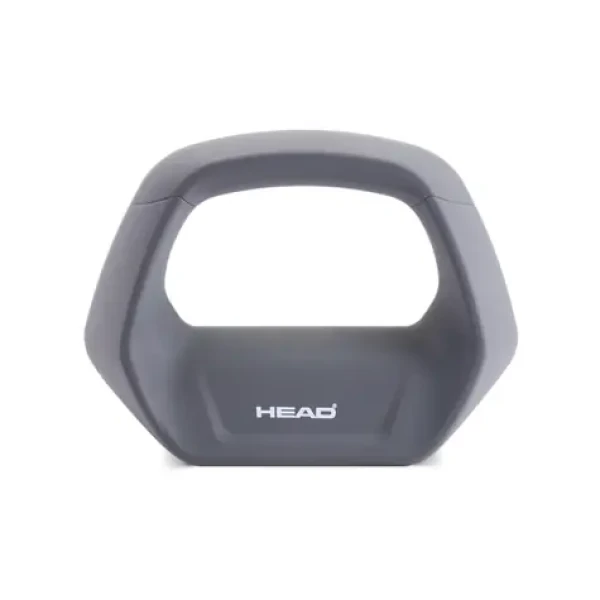 HEAD Kettlebell soft-touch 2,5 kg šedá / Kettlebell / železné jádro / protiskluzový design