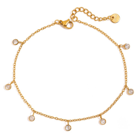ELENYS Light – pozlacený náramek 18K žluté zlato Délka náramku: 21+3 cm / max. 24 cm